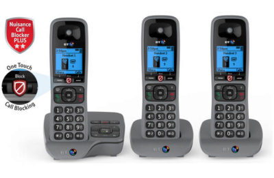 BT 6590 Cordless Telephone with Answer Machine - Triple.